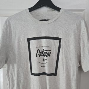 Volcom Light Gray Graphic Tee